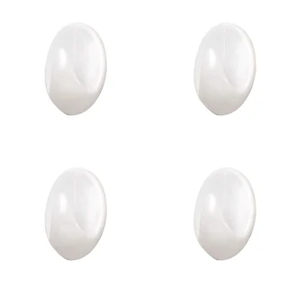 Colgador Oryx Blanco Pequeño (Blister 4 Unidades ) Adhesivo