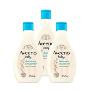 Aveeno Baby Hair  Body Wash 250ml x3 Bundle