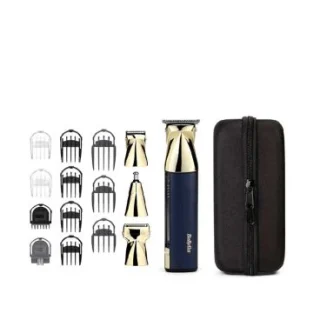 Recortadora multifunción BaByliss Super-X Metal 15 en 1 - Dorado y azul marino