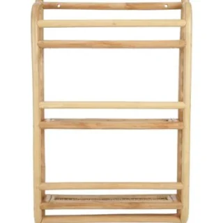 CuddleCo Aria Wave Rattan Bookshelf