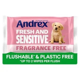 Toallitas húmedas Andrex Fresh & Sensitive Frag Free 30s
