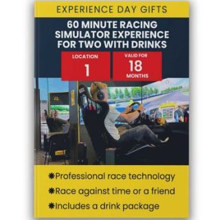 Experiencia de simulador de carreras de 60 minutos para dos con bebidas en Activity Superstore