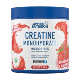 Monohidrato de creatina en polvo de Applied Nutrition, fresa y frambuesa, 250 g