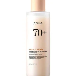 Tónico lechoso iluminador Anua Rice 70 de 250 ml