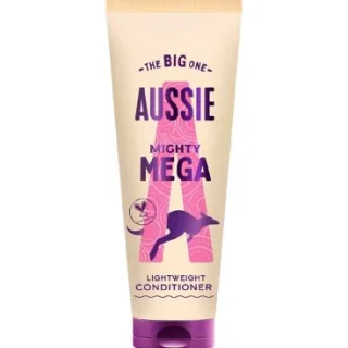 Acondicionador ligero Aussie Mighty Mega de 275 ml, hidratante diario para todo tipo de cabello