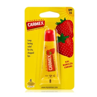 CARMEX Bálsamo Labial Hidratante Tubo Fresa SPF15 (10g)