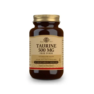 SOLGAR Taurina 500mg (50 Cápsulas vegetales)