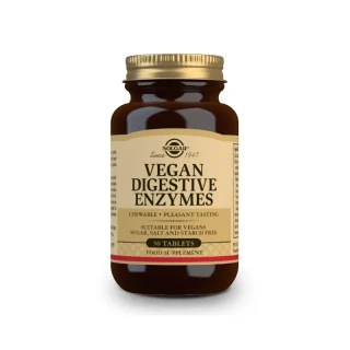 SOLGAR Enzimas Digestivas 50 Comprimidos Masticables