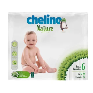 CHELINO Nature Pañales Talla 6 de 17 a 28 kilos 27 uds