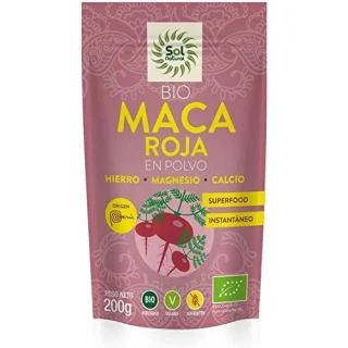 Solnatural Maca Roja En Polvo Bio 200 g