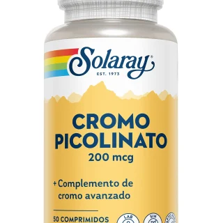Solaray Chromium Picolinate 50 Tabletas