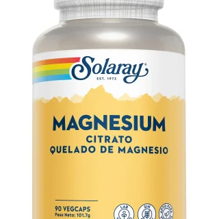 Solaray Magnesium 133 Mg 90 Vcaps