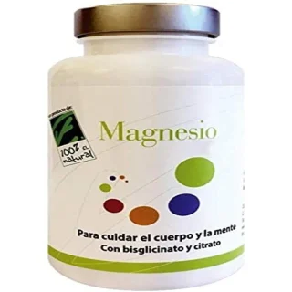 100% Natural Magnesio 180 Cápsulas