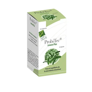 100% Natural Probitec Levura Plus 20 Cápsulas