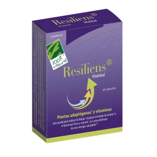 100% Natural Resiliens Vitalidad 60 Cápsulas