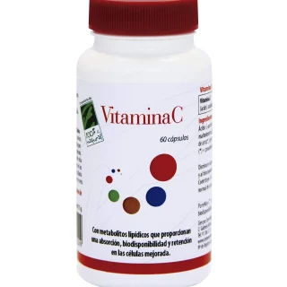 100% Natural Vitamina C 60 Cápsulas