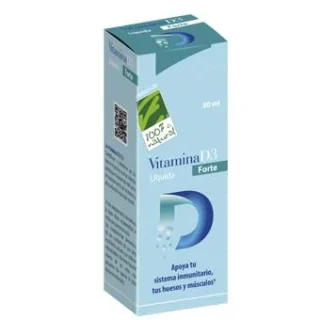 100% Natural Vitamina D3 Líquida Forte 30ml