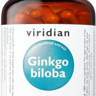 Viridian Ginkgo Biloba Ext. Estandarizado de Hoja 60 Vcaps