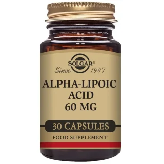 Solgar Ácido Alfa Lipoico 60 Mg 30 Vcaps