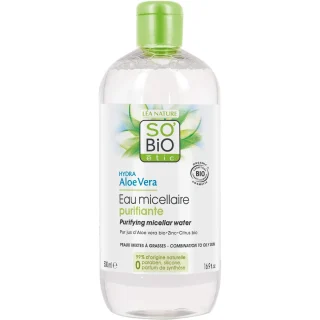 Sobio Agua Micelar Purificante Zinc, Aloe Vera & Lima 500ml