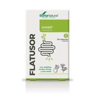 Soria Natural 17-C Flatusor 30 Caps Liberacion Prolongada