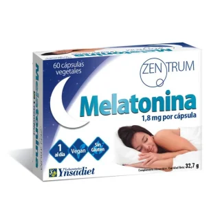 Zentrum Melatonina 1,8 Mg 60 Cápsulas Vegetales