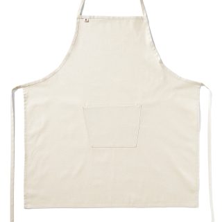 Delantal con bolsillo color Natural