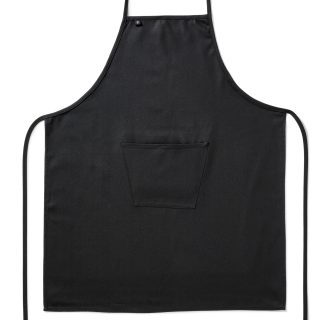 Delantal con bolsillo color Negro