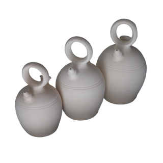 Botijo de barro Blanco