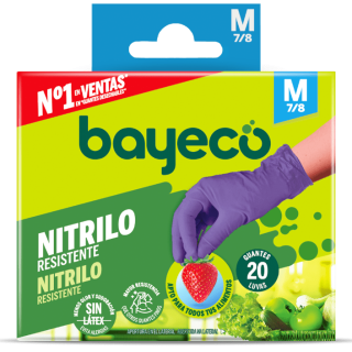 Bayeco Nitrilo Resistente Morado